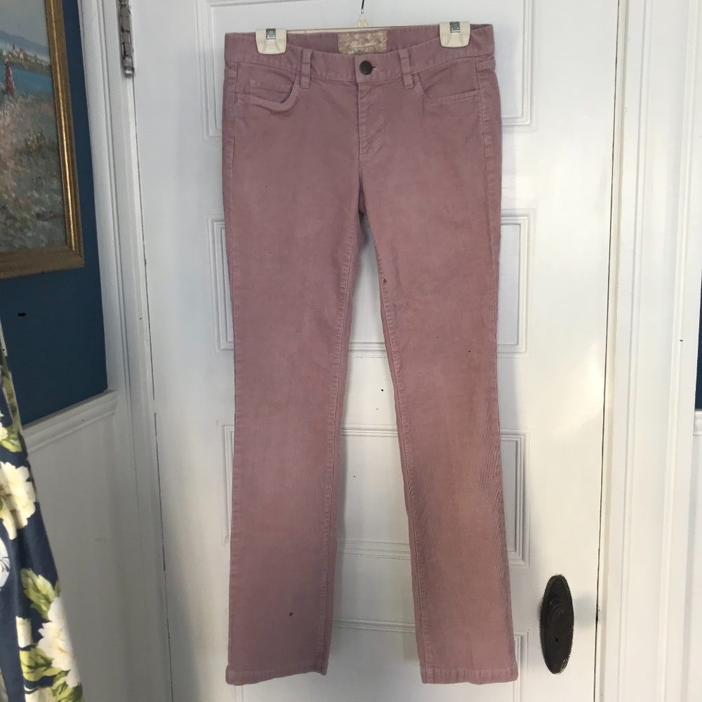 J. Crew Matchstick Corduroys Cords Dusty Rose Pink  28R